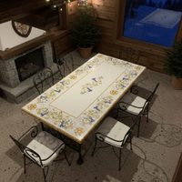 TAVOLO IN PIETRA LAVICA MIS. 200X100 CM. IN ITALIA