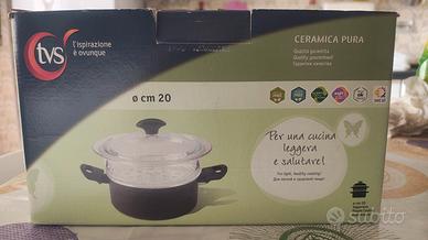 Vaporiera da 20 cm di diametro nuova 