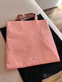 Shopper Prada Beauty rosa e nera double face