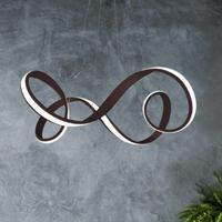 🌌 Lampadario moderno LED Sikrea Ivan - C caffè