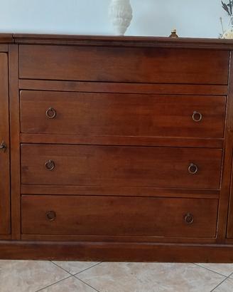 Set camera da letto in legno massello 