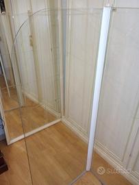 Porte in  vetro temperato x creare box doccia sull