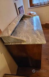 MADIA PRIMI ANNI 1900 CON DOPPIO MARMO ORIGINALE