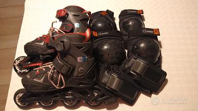 Roller Oxelo Fit3 32/35 + kit protezioni