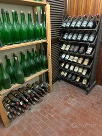 Lotto bottiglie di vino da collezione