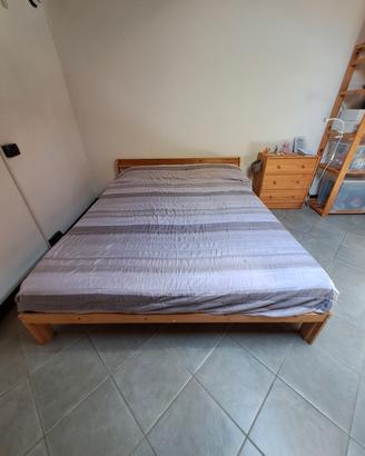 letto matrimoniale + materasso