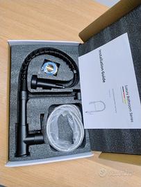 Rubinetto Nero Lavandino Cucina Nuovo