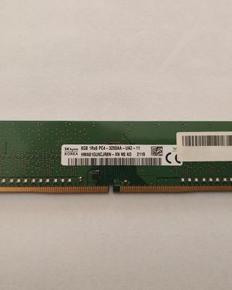 SKHYNYX RAM DDR4 1 x 8GB 3200 MHz UDIMM PC DESKTOP