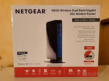 Modem Router Netgear N600 WiFi ADSL2+
