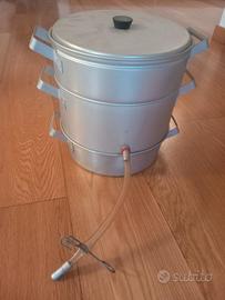 Pentola estrattore succhi di frutta ALLUMINIO