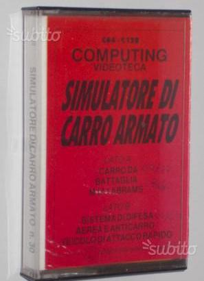Gioco retrogame commodore simulatore carro armato