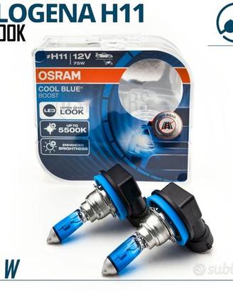 Lampadine H11 OSRAM Luce Bianca Fredda 5500K +50%