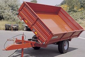 Rimorchio agricolo francini f 81 ribaltamento post