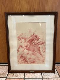 ALIGI SASSU litografia sanguigna del 1940