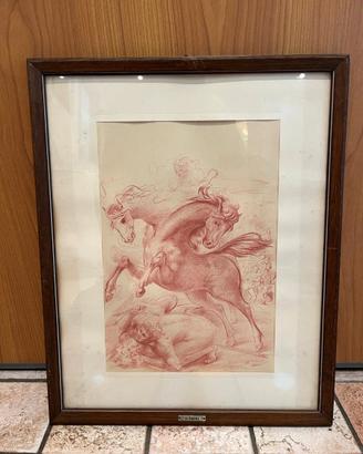 ALIGI SASSU litografia sanguigna del 1940