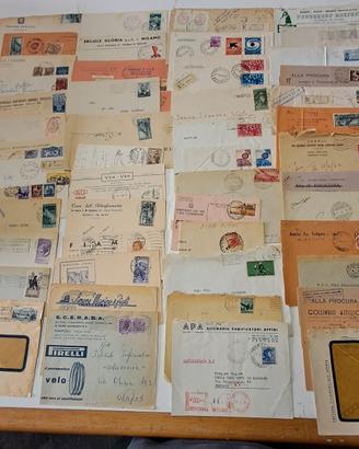 LOTTO STORIA POSTALE REPUBBLICA  PERIODO 1946-65