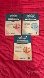 Libri Alpha Test Economia e Giurisprudenza