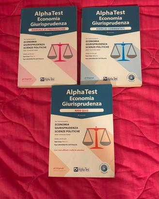 Libri Alpha Test Economia e Giurisprudenza