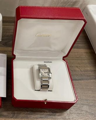 Cartier Tank Francaise ref. 2302 Acciaio/Oro