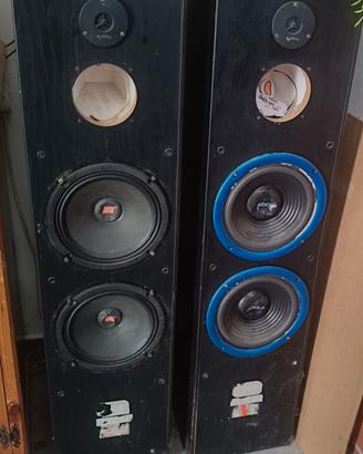 colonne con woofer da 500watt