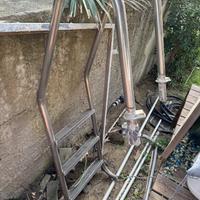 2 Scale inox per piscina interrata in muratura