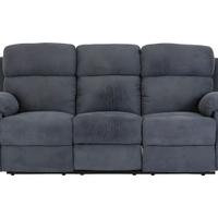 Divano relax 3 posti in tessuto