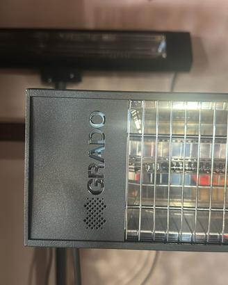 Riscaldatore radiante con piantana