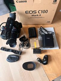 Canon C100 Mark ii + 18-135mm come nuova