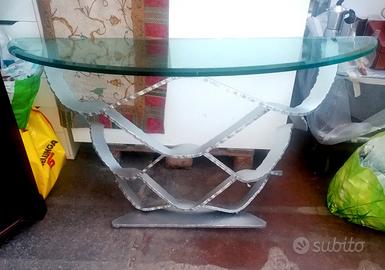 consolle Reflex foglia argento