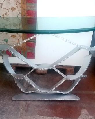 consolle Reflex foglia argento
