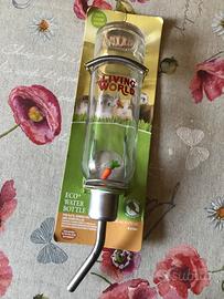 Abbeveratoio - beverino in vetro per roditori