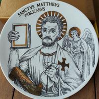 piatto ceramica Fornasetti San Matteo 