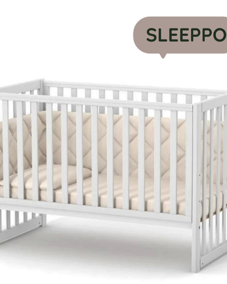 Lettino per neonati Sleppo -Bianco