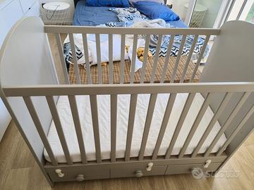 Lettino Ikea con materasso