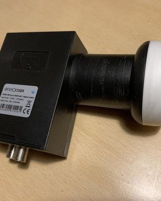 Illuminatore LNB mod.GT-SAT S1DCSS24 per parabola