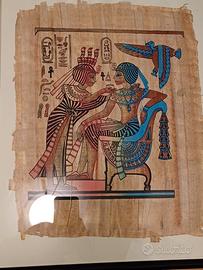 Quadri con pergamene egizie