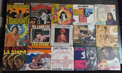 Lotto 15 vinili originali  Sanremo 1968 e vari.