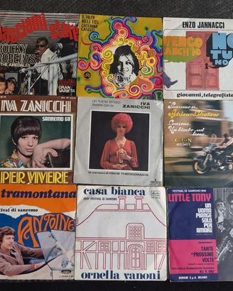 Lotto 15 vinili originali  Sanremo 1968 e vari.