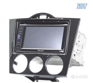 CORNICE NERA LUCIDA RADIO 2-DIN PER MAZDA RX-8 03-