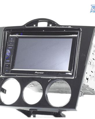 CORNICE NERA LUCIDA RADIO 2-DIN PER MAZDA RX-8 03-