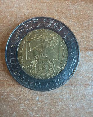 500 lire polizia di stato 1997