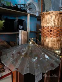 Lampadario in vetro cristallo design