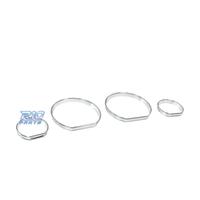 CERCHI CROMATI PER CRUSCOTTO STRUMENTI BMW E46