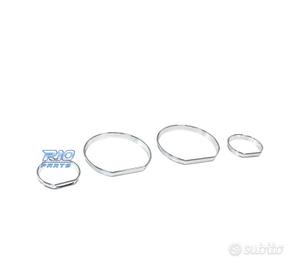 CERCHI CROMATI PER CRUSCOTTO STRUMENTI BMW E46