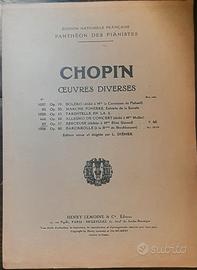 spartito Chopin Oeuvres diverses