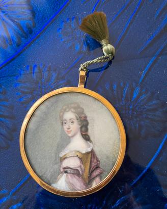 Miniatura dama del '700