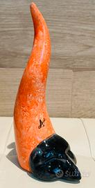 Corno portafortuna in ceramica - Artiginale