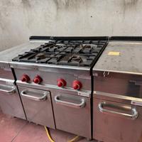 blocco 4 fuochi + 2 neutri marca Berto's