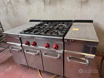 blocco 4 fuochi + 2 neutri marca Berto's