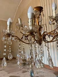Chandelier in cristallo stile vintage – lampadario